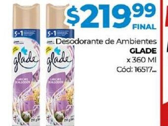 Diarco Desodorante De Ambientes Glade oferta