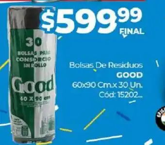 Diarco Bolsas de Residuos Good oferta
