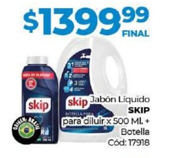 Diarco Jabón Líquido Skip Para diluir oferta