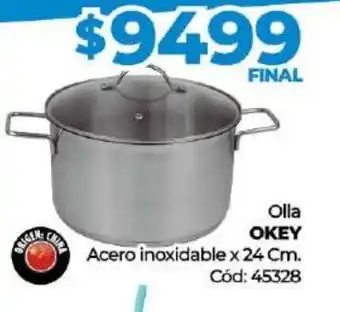 Diarco Olla Okey Acero Inoxidable x 24 cm oferta