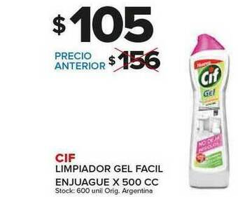 Carrefour Maxi Cif Limpador Gel Facil Enjuague x 500cc oferta
