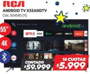 Naldo Lombardi Android TV X55ANDTV oferta