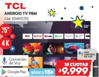 Naldo Lombardi TCL Android TV P8M oferta
