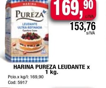 Maxiconsumo Harina Pureza Leudante x 1kg oferta