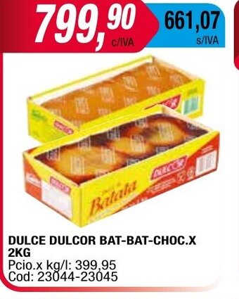 Maxiconsumo Dulce Dulcor Bat-bat-Choc. x 2KG oferta