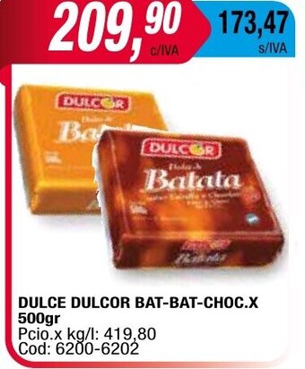 Maxiconsumo Dulce Dulcor Bat-bat-Choc. x 500gr oferta