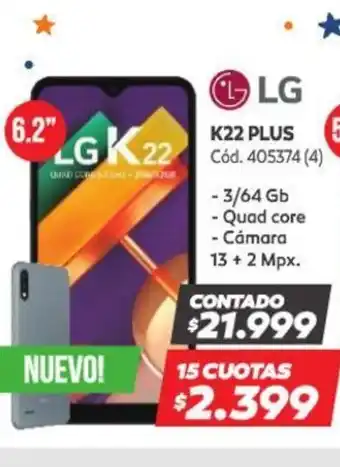 Naldo Lombardi LG K22 Plus oferta