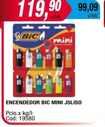Maxiconsumo Encendedor Bic Mini J5Liso oferta