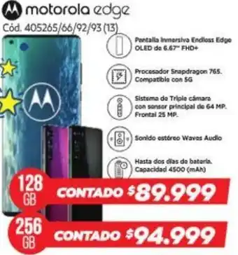 Naldo Lombardi Motorola edge oferta