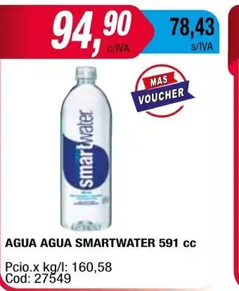 Maxiconsumo Agua Agua Smartwater 591cc oferta