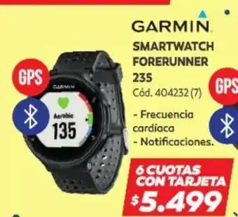 Naldo Lombardi Garmin Smartwatch Forerunner 235 oferta