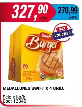 Maxiconsumo Medallones Swift x 4unid oferta