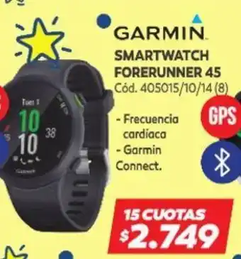 Naldo Lombardi Garmin Smartwatch Forerunner 45 oferta