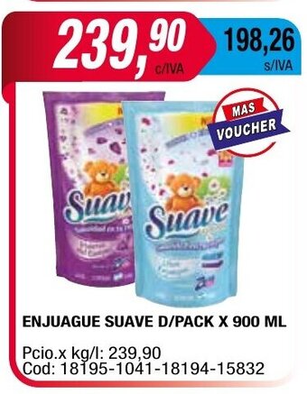 Maxiconsumo Enjuague Suave D/Pack x 900ml oferta