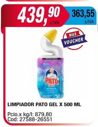Maxiconsumo Limpiador Pato Gel x 500ml oferta
