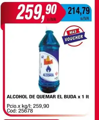 Maxiconsumo Alcohol De Quemar El Buda x 1lt oferta