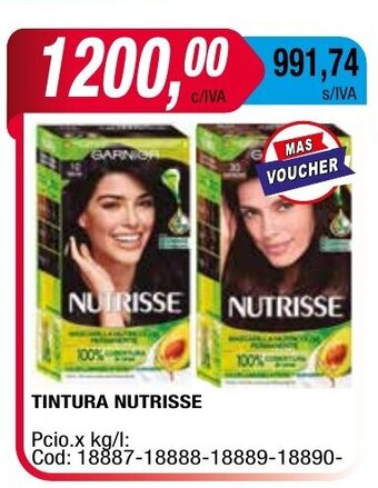 Maxiconsumo Tintura Nutrisse oferta
