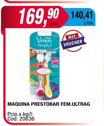 Maxiconsumo Maquina Prestobar Fem. Ultrag oferta