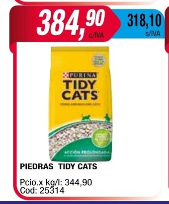 Maxiconsumo Piedras Tidy Cats oferta