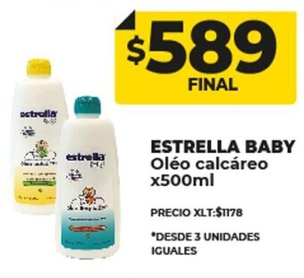 Supermayorista Vital Estrella Baby Oléo Calcáreo x 500ml oferta