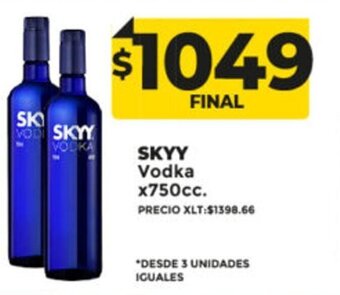 Supermayorista Vital Skyy Vodka x 750cc oferta