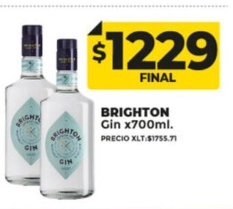 Supermayorista Vital Brighton Gin x 700ml oferta