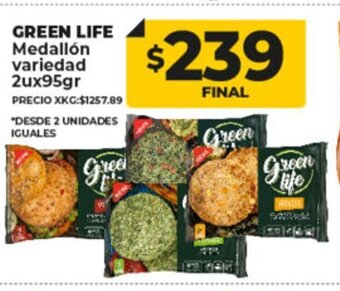 Supermayorista Vital Green Life Medallón Variedad 2u x 95gr oferta