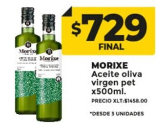 Supermayorista Vital Morixe Aceite Oliva Virgen Pet x 500ml oferta
