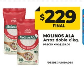 Supermayorista Vital Molinos Ala Arroz Doble x 1kg oferta