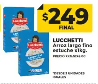 Supermayorista Vital Lucchetti Arroz Largo Fino Estuche x 1kg oferta
