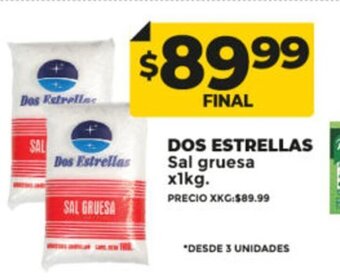 Supermayorista Vital Dos Estrellas Sal Gruesa x1kg oferta