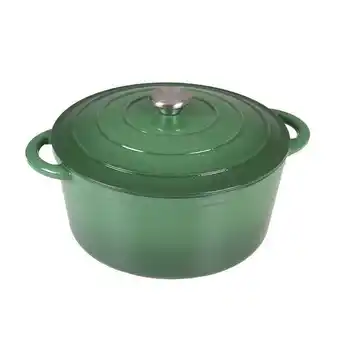 Coto Cacerola hierro enlozado 4,8 litros verde oferta