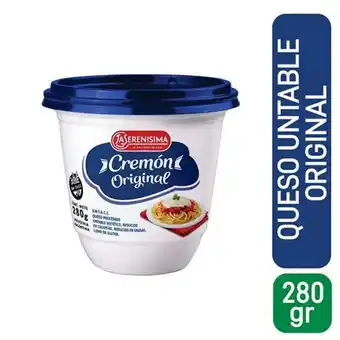 El Abastecedor Serenisima queso cremon desay.280g oferta