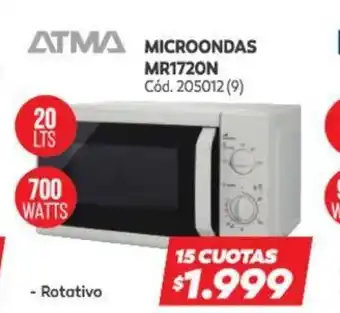 Naldo Lombardi Microondas MR172ON oferta