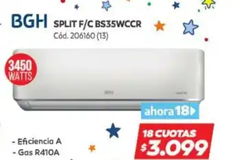 Naldo Lombardi BGH Split F/C BS35WCCR oferta