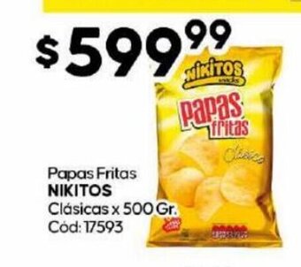 Diarco Papas Fritas Nikitos oferta