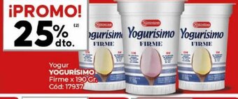 Diarco Yogur Yogurísimo Firme x 190 gr. oferta