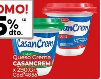 Diarco Queso Crema Casancrem x 290 gr. oferta