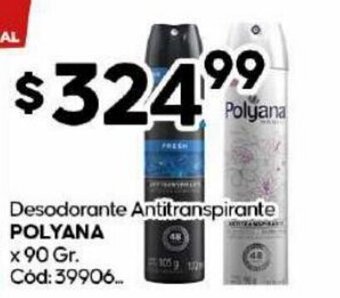 Diarco Desodorante Antitranspirante Polyana oferta