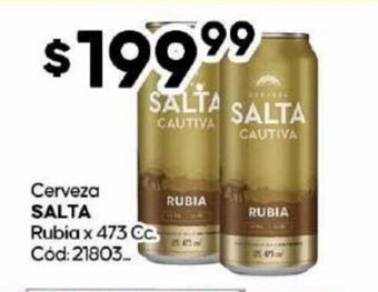 Diarco Cerveza Salta Rubia oferta