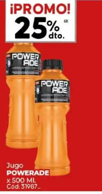 Diarco Jugo Powerade oferta