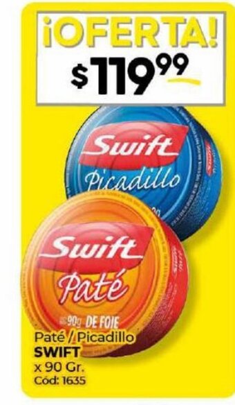 Diarco Paté / Picadillo Swift oferta