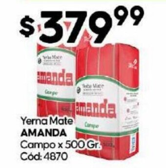 Diarco Yerba Mate Amanda Campo oferta