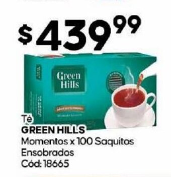 Diarco Té Green Hills oferta