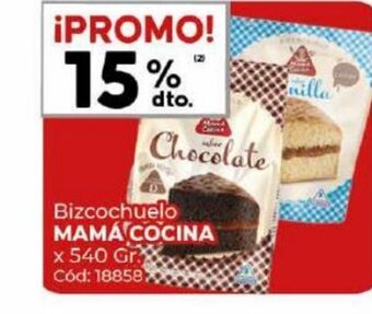 Diarco Bizcochuelo Mamá Cocina oferta