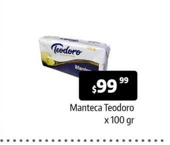 Autoservicio Capo Manteca Teodoro x 100 gr. oferta