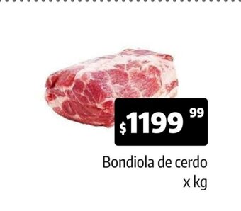 Autoservicio Capo Bondiola De Cerdo x kg. oferta