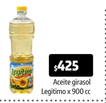 Autoservicio Capo Aceite Girasol Legitimo x 900 cc oferta
