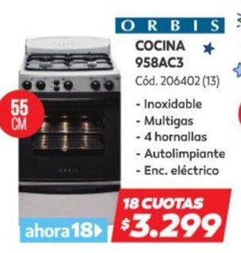 Naldo Lombardi Orbis Cocina 958AC3 oferta