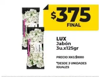 Supermayorista Vital Lux Jabón 3u.x 125 gr, oferta